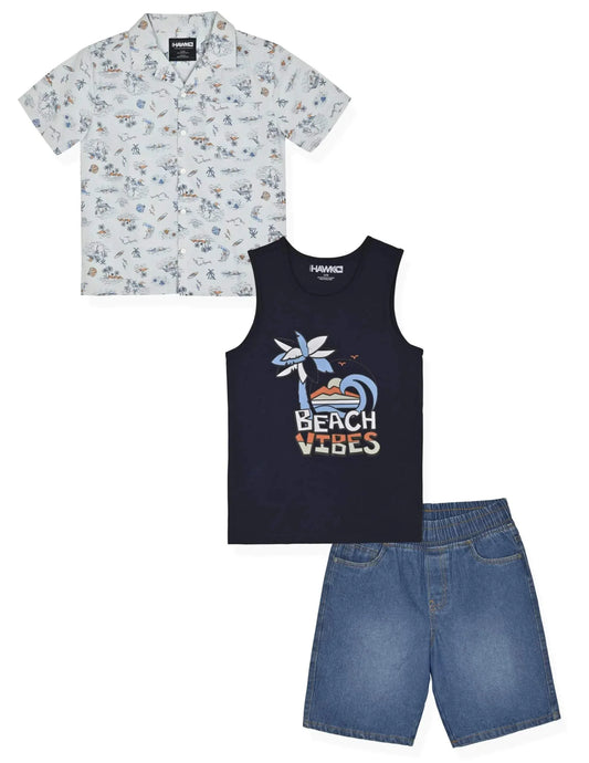 Tony Hawk 3 Piece Boys Short Sets