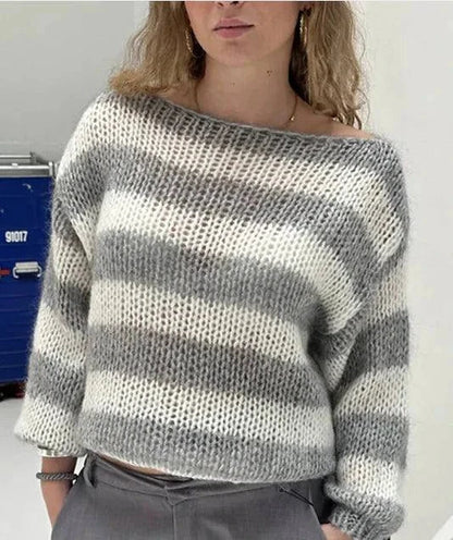 Loose Striped Pullover