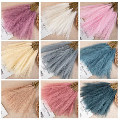 Mini Artificial Pampas Reed Grass Home Decor